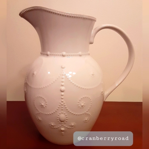 Lenox Other - Lenox French Perle White Large Pitcher